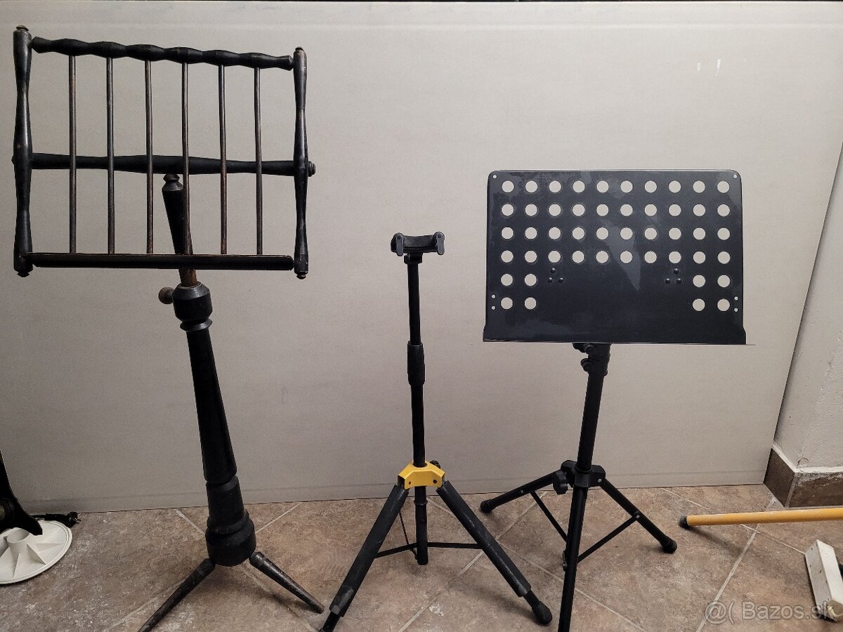 Stojany na noty a violončelo - 3