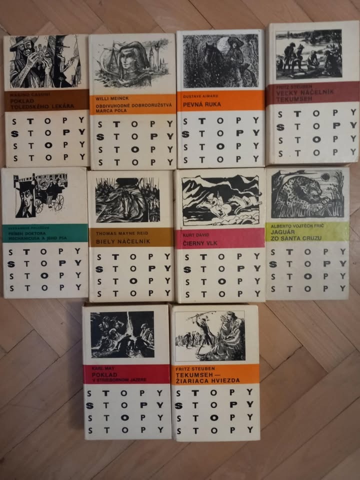 Knihy - publikácie, edícia STOPY, VERNE - 3