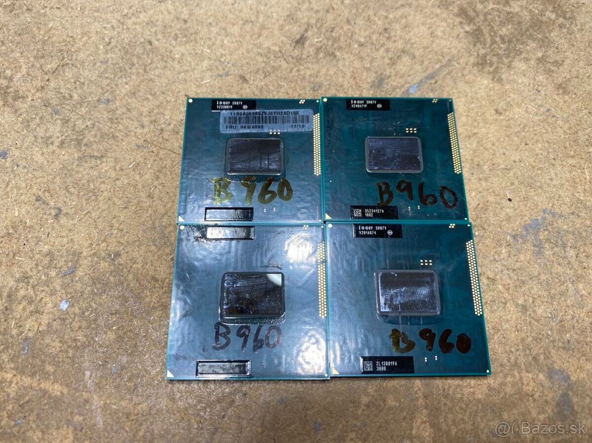 Predám procesory vhodné do notebookov Intel B950 B960 - 3