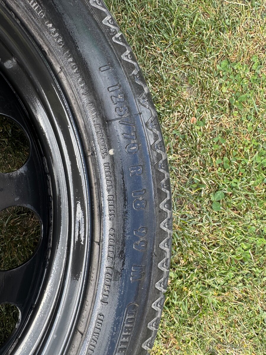Rezerva úzka 5x100 R18 125/70 - 3