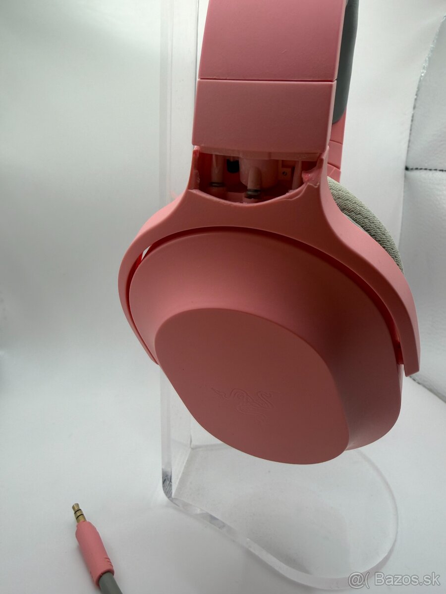 Predám používané slúchadlá Razer Barracuda X – Quartz pink - 3