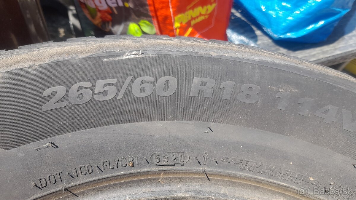 265/60 R18 Kumho Solus 4S HA32/celoročné - 3