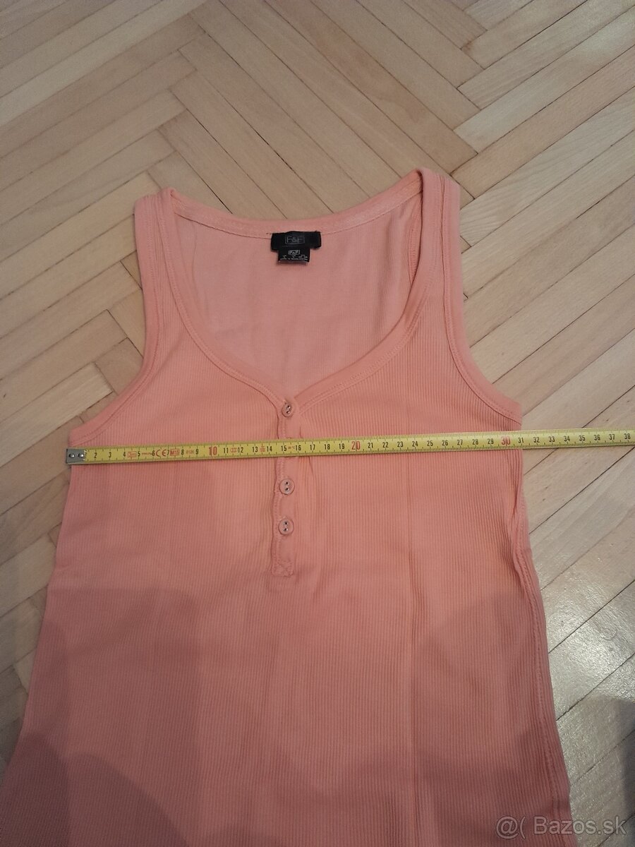 Tričko dámske, tielko, krátky crop top - 3