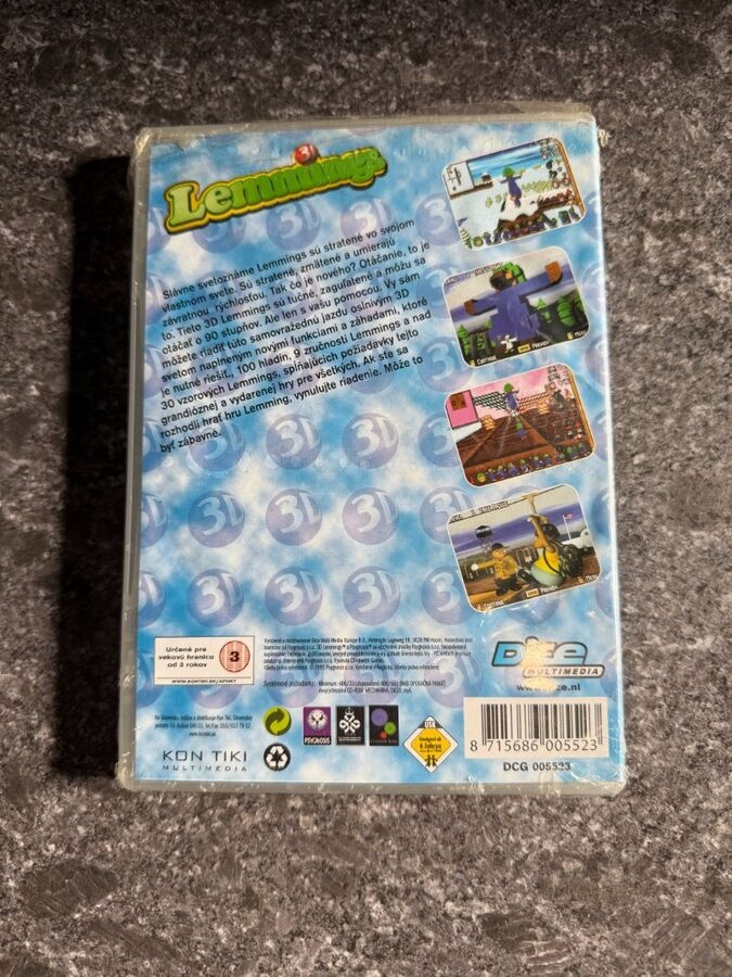 Lemmings 3D (1995) – Neotvorené v originálnom obale - 3