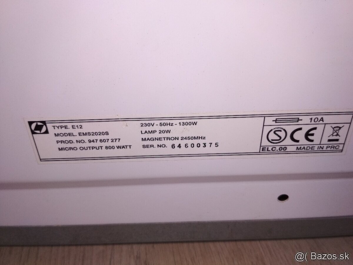 Mikrovlnka Electrolux EMS2020 - 3