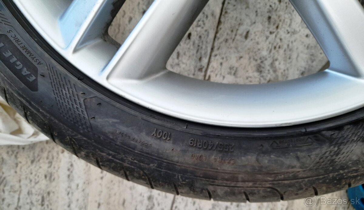 Predám sadu letných kolies oroginál AUDI: originálne hliníko - 3