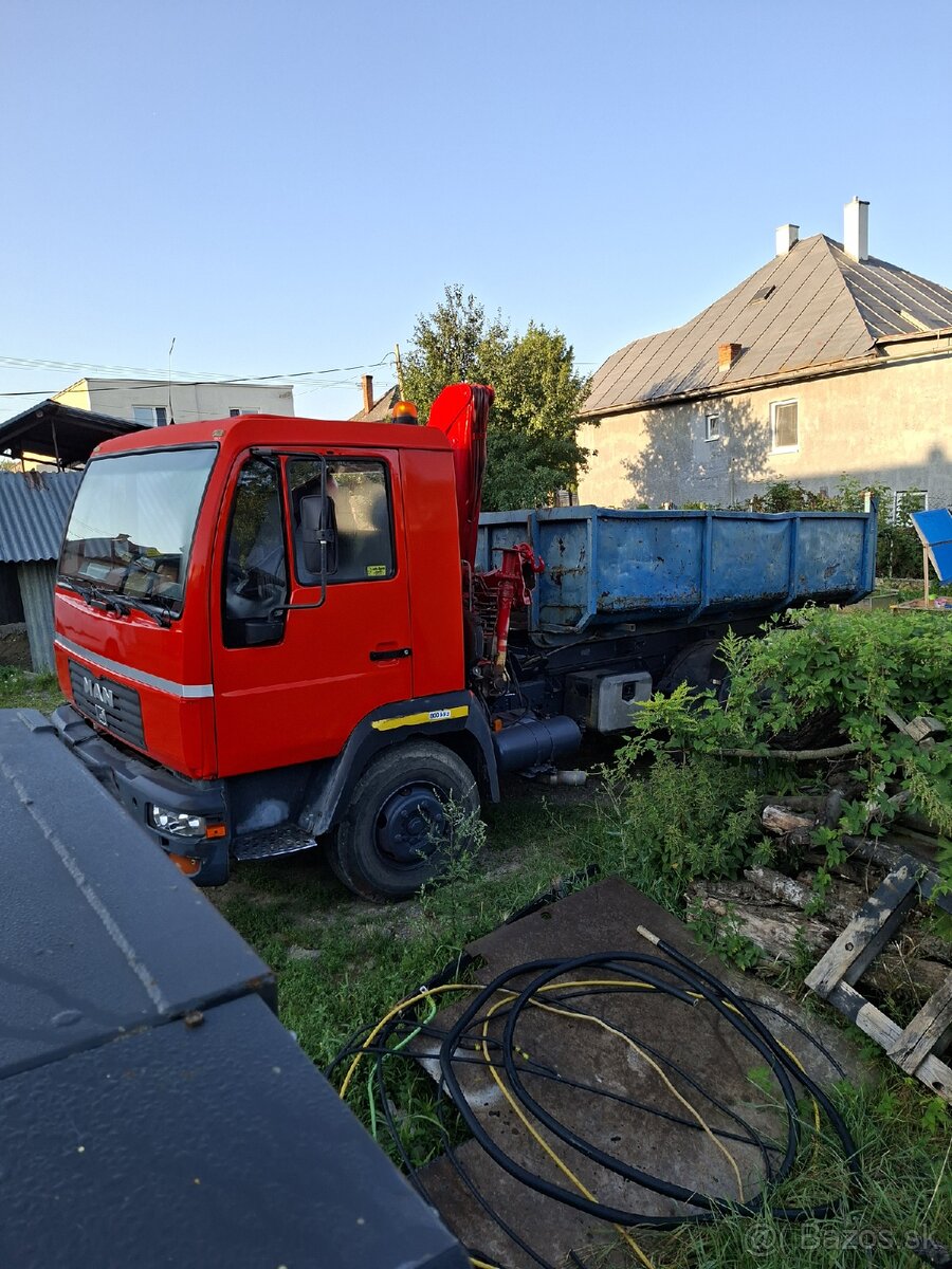 Man l2000 hydraulicka ruka fassi + lanovy nosič kontajnerov - 3