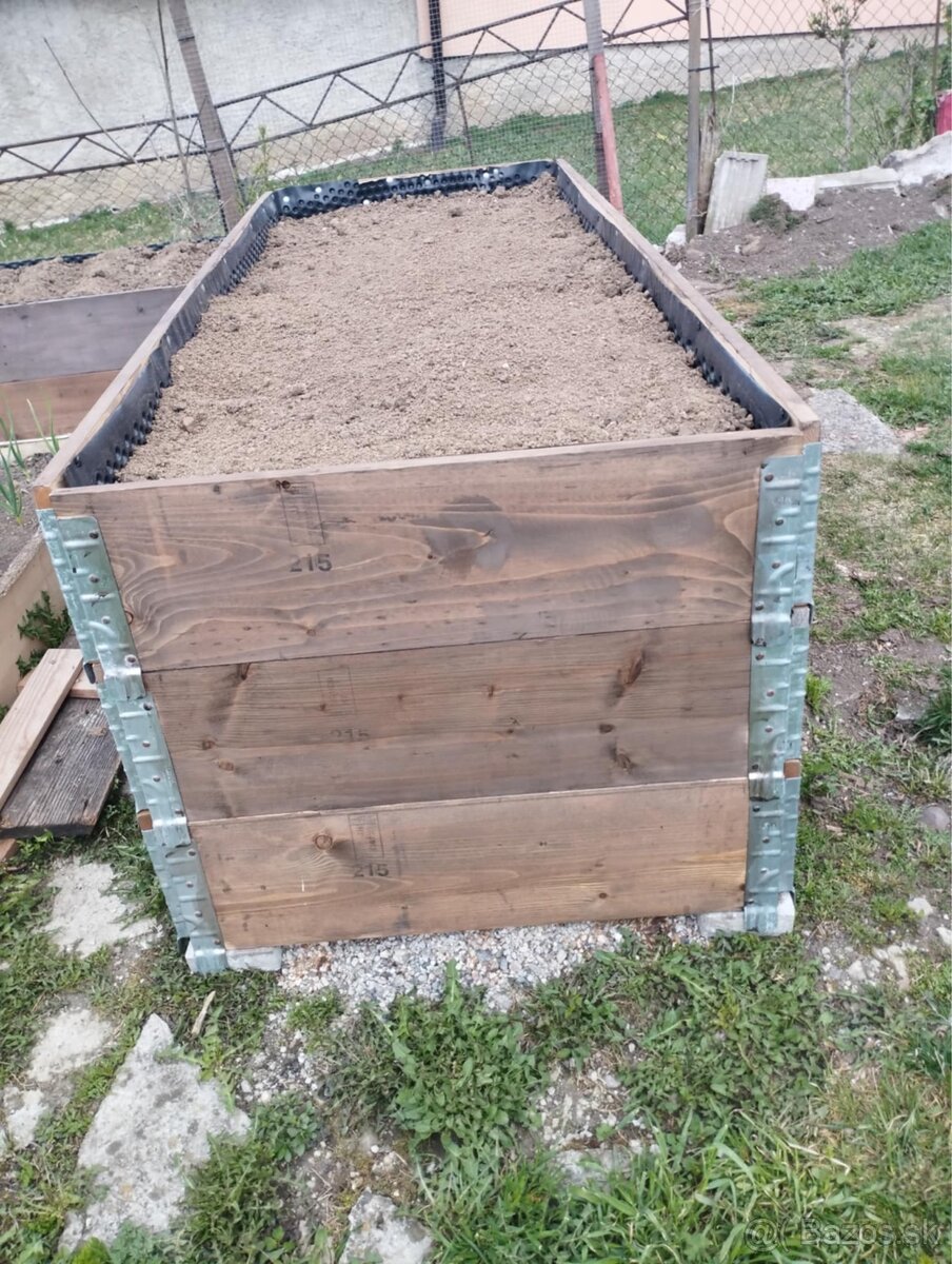 Paletové ohrádky, vyvysene zahony - 3
