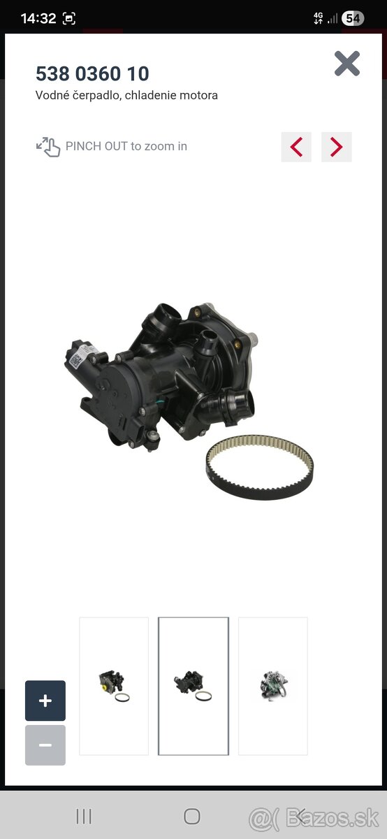 Vodná pumpa INA - 3