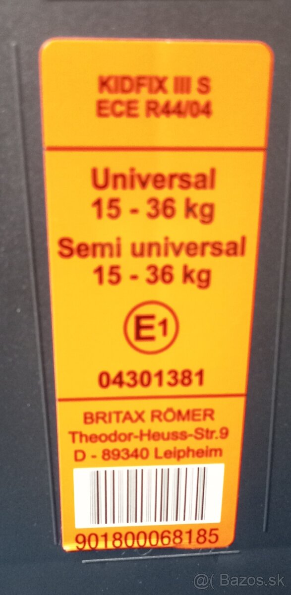 Predám detskú autosedačku isofix - 3