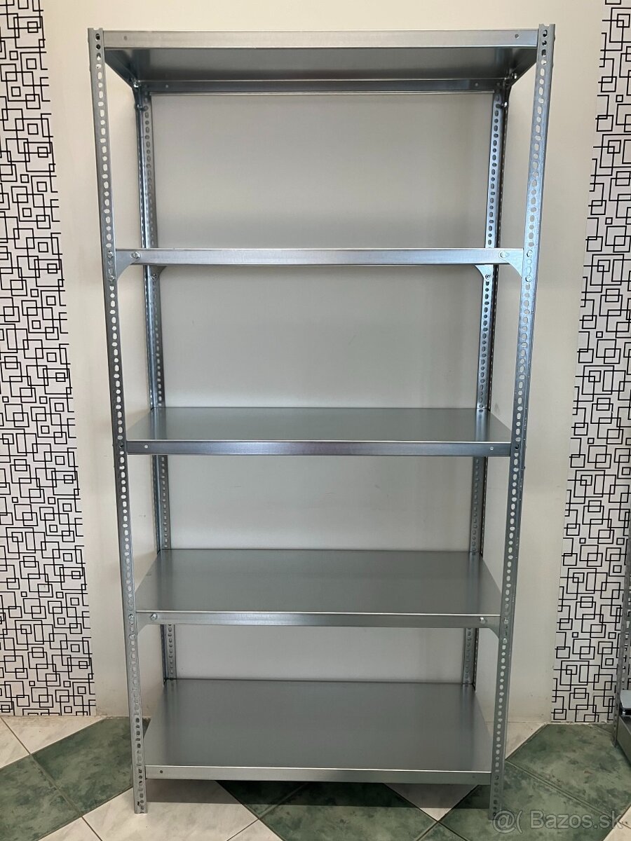 Kvalitné pozinkované kovové regály - 3
