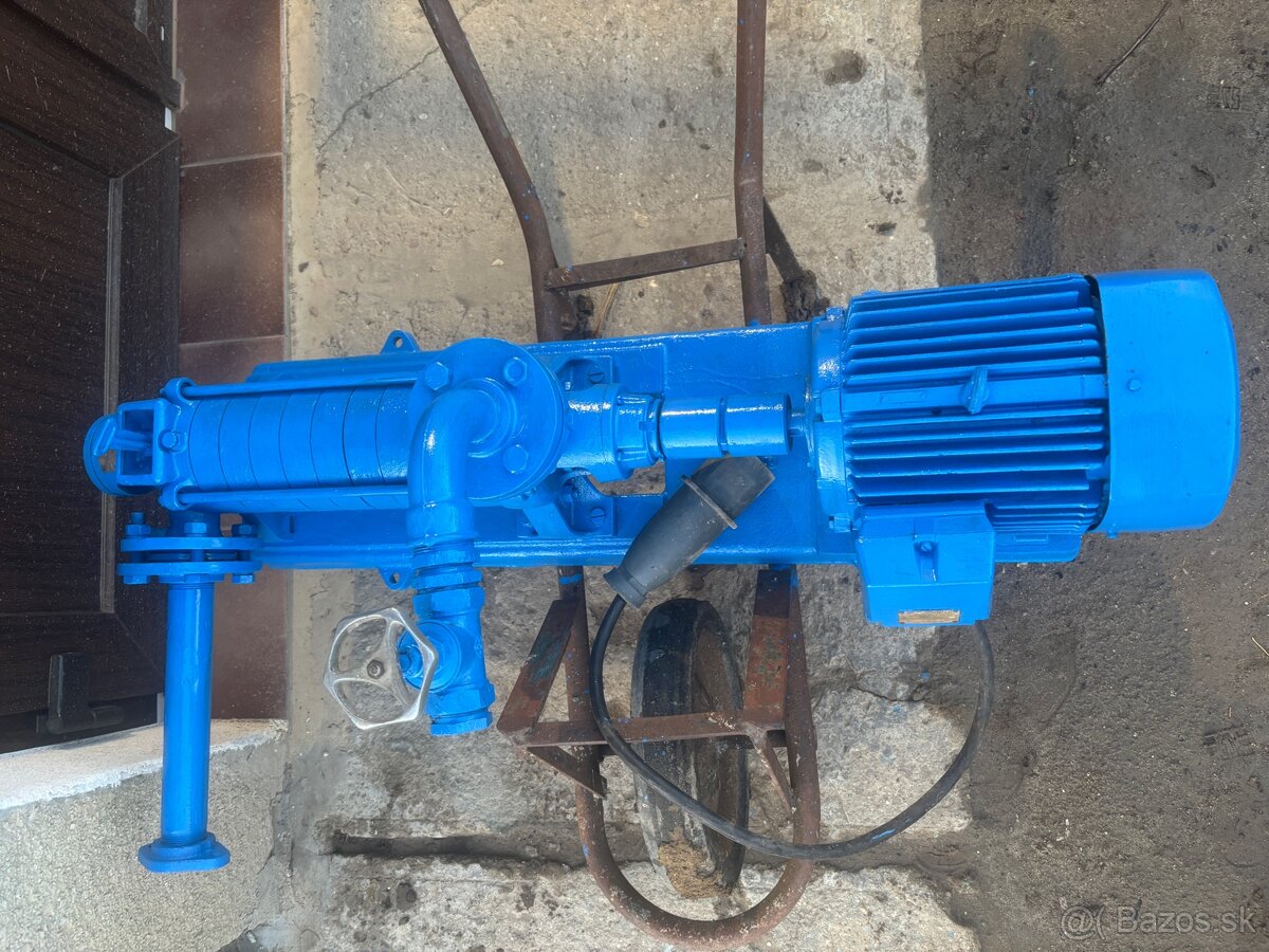 Priemyselné 8 turbínové čerpadlo s el. motorom 4 kW. - 3