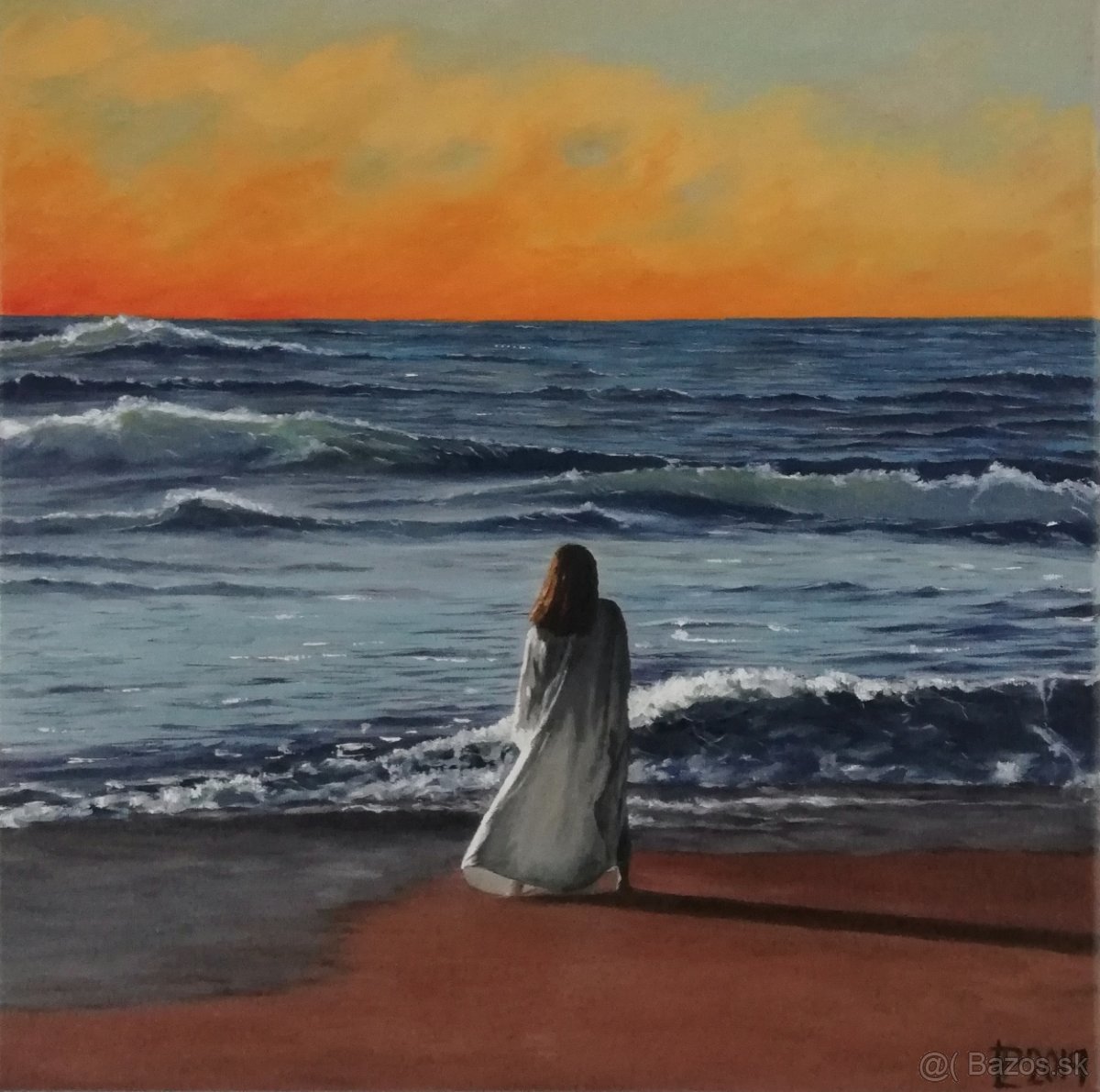 Ručne maľovaný obraz - olejomaľba - príroda - 3