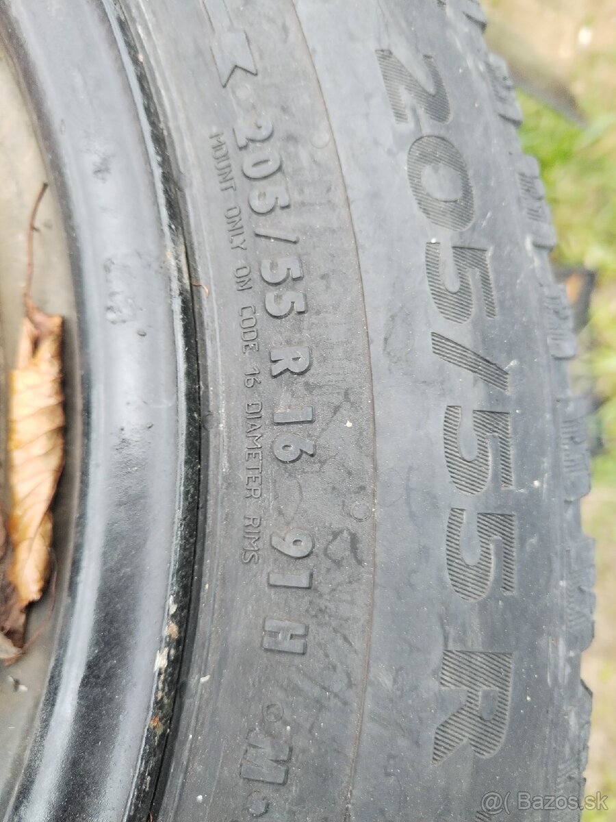 Predám zimné pneumatiky na O2, golf 5 - 3