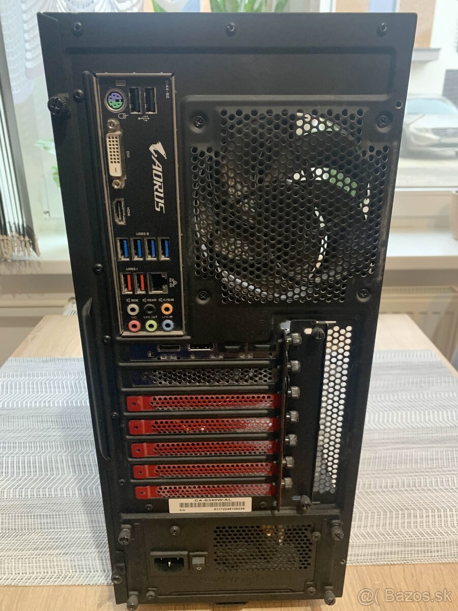 Herný počítač ryzen 5600/ rtx 3070/ 32gb ram - 3