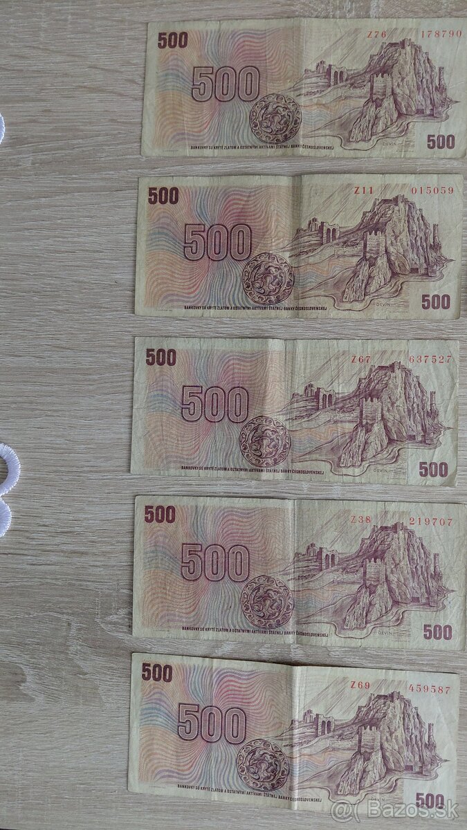 Bankovky 500kcs - 3