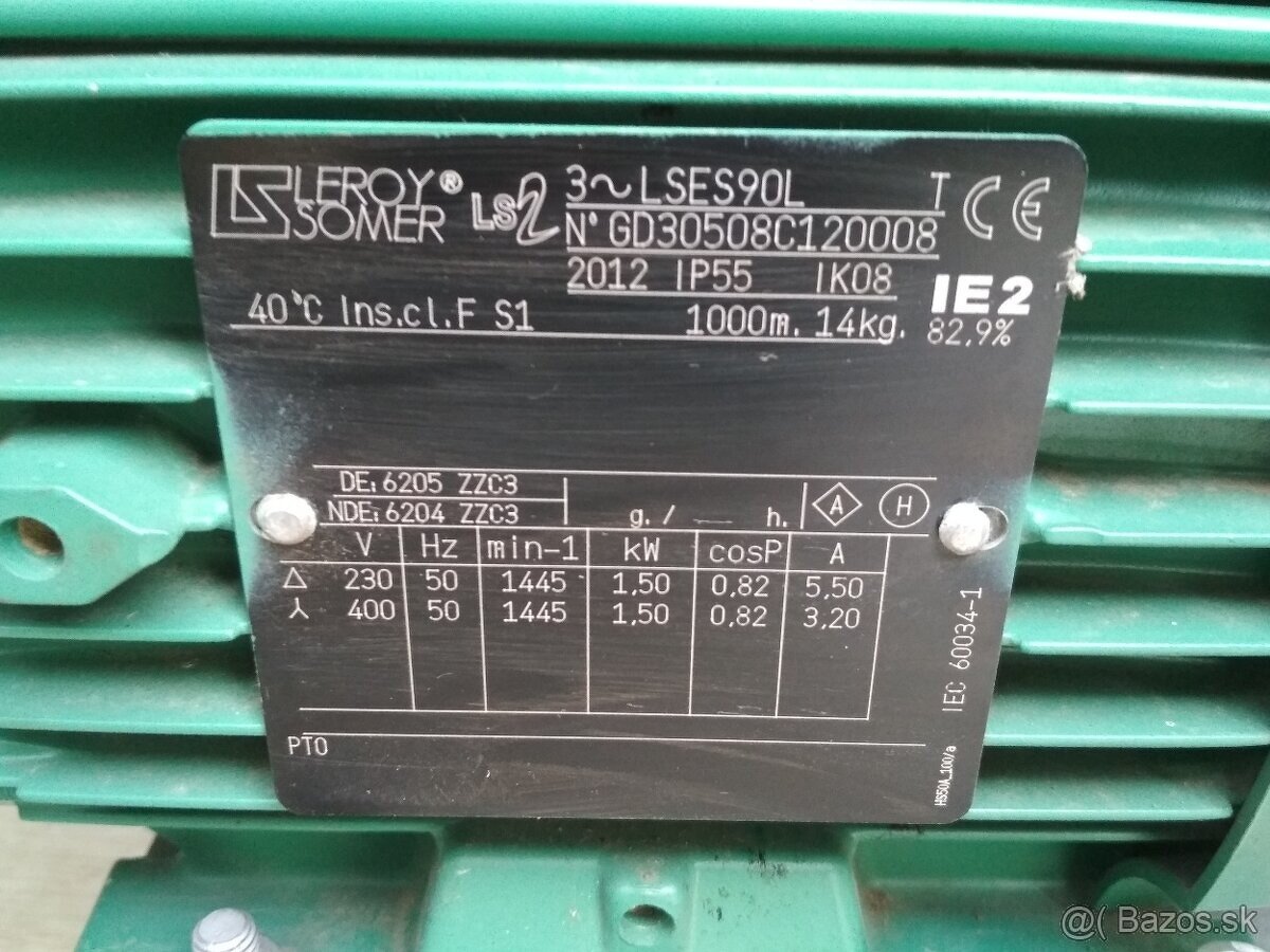 Elektromotor 1,5kW 1445 ot/min - 3