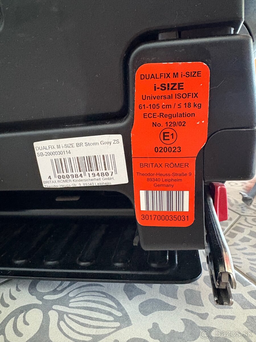 Britax Römer Dualfix M i-size - 3