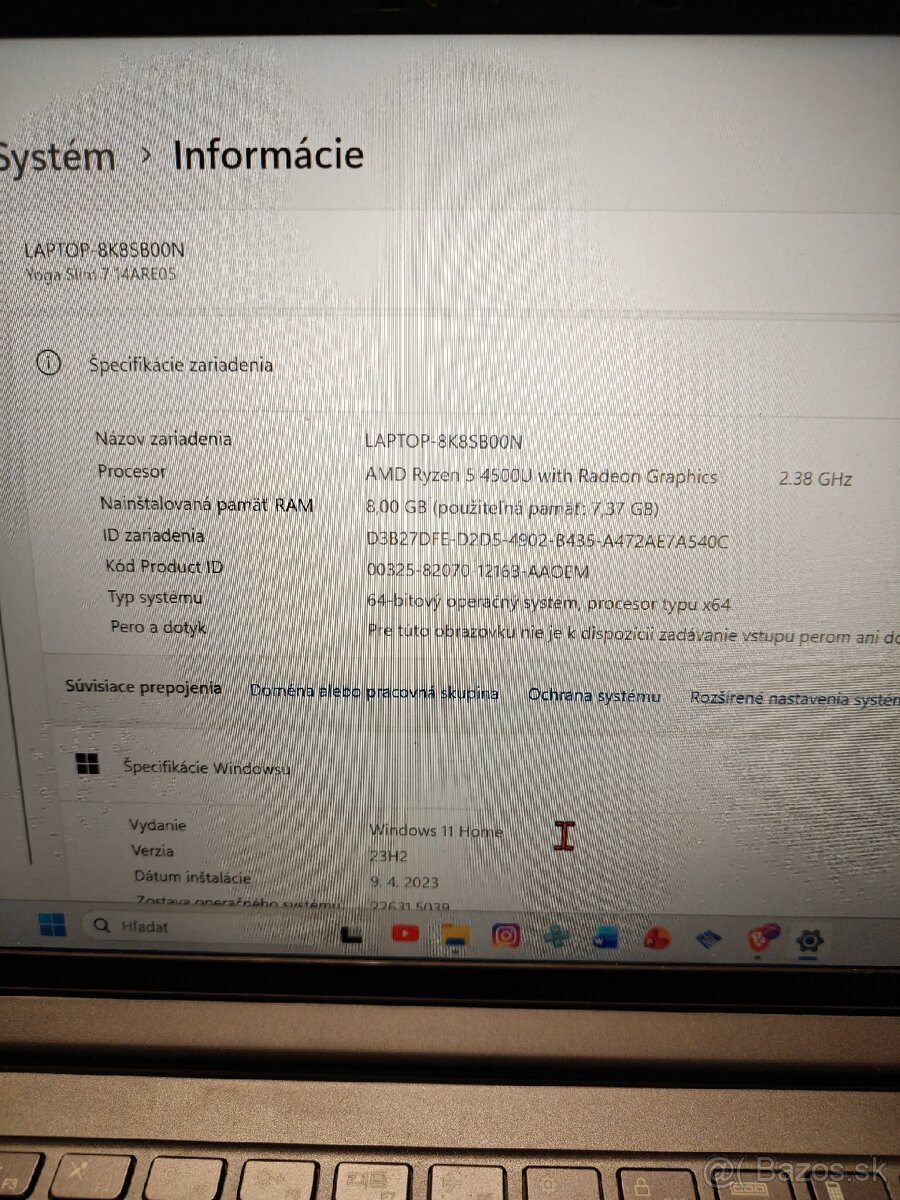 Lenovo Yoga slim 7 14ARE05 - 3