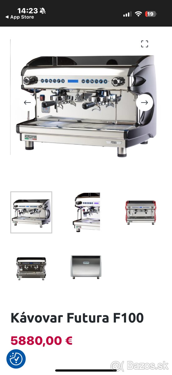 Pákový kávovar Futura F100 - 3