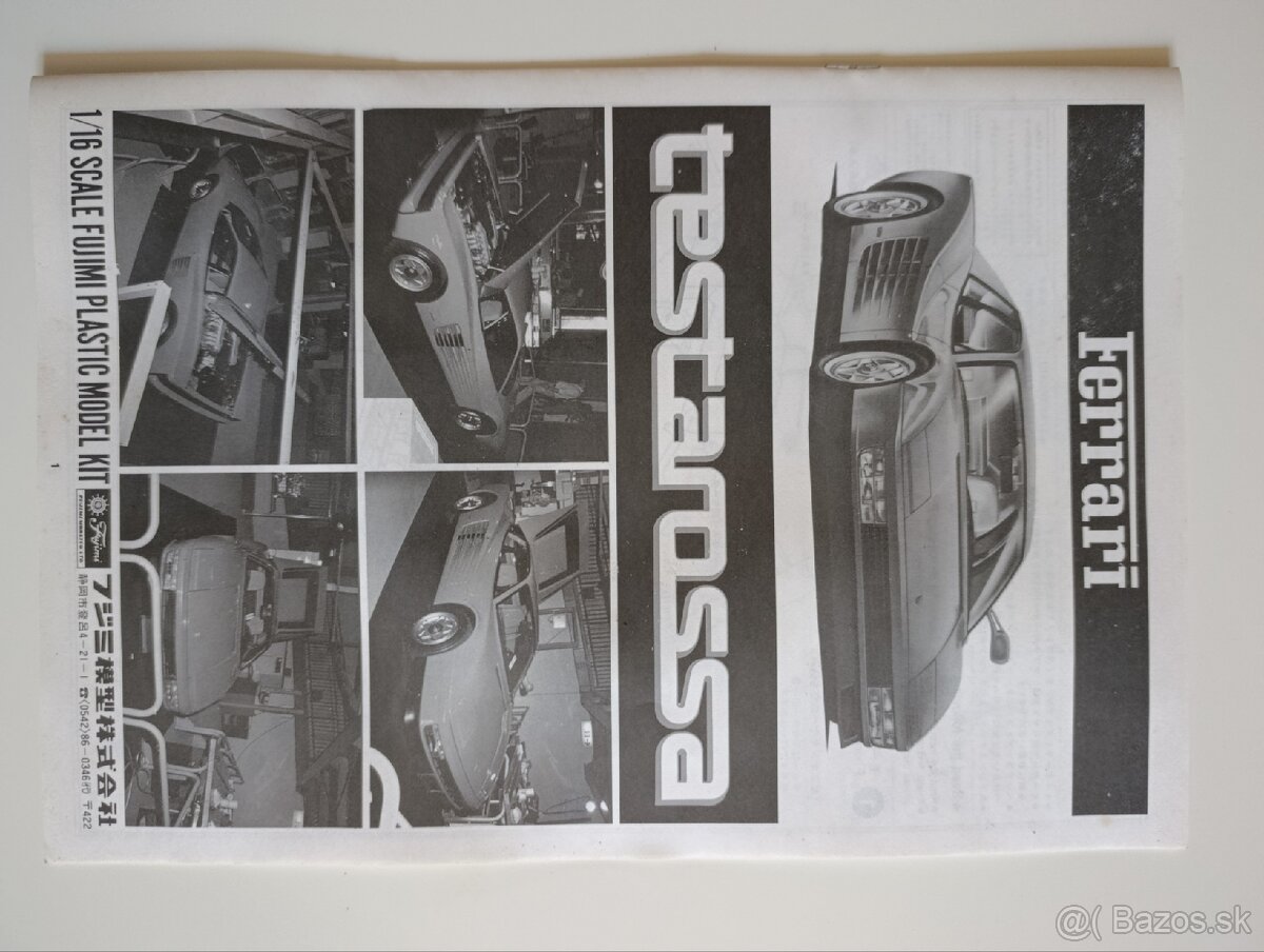 Fujimi Rc-104 1/16 Ferrari Testarossa - 3