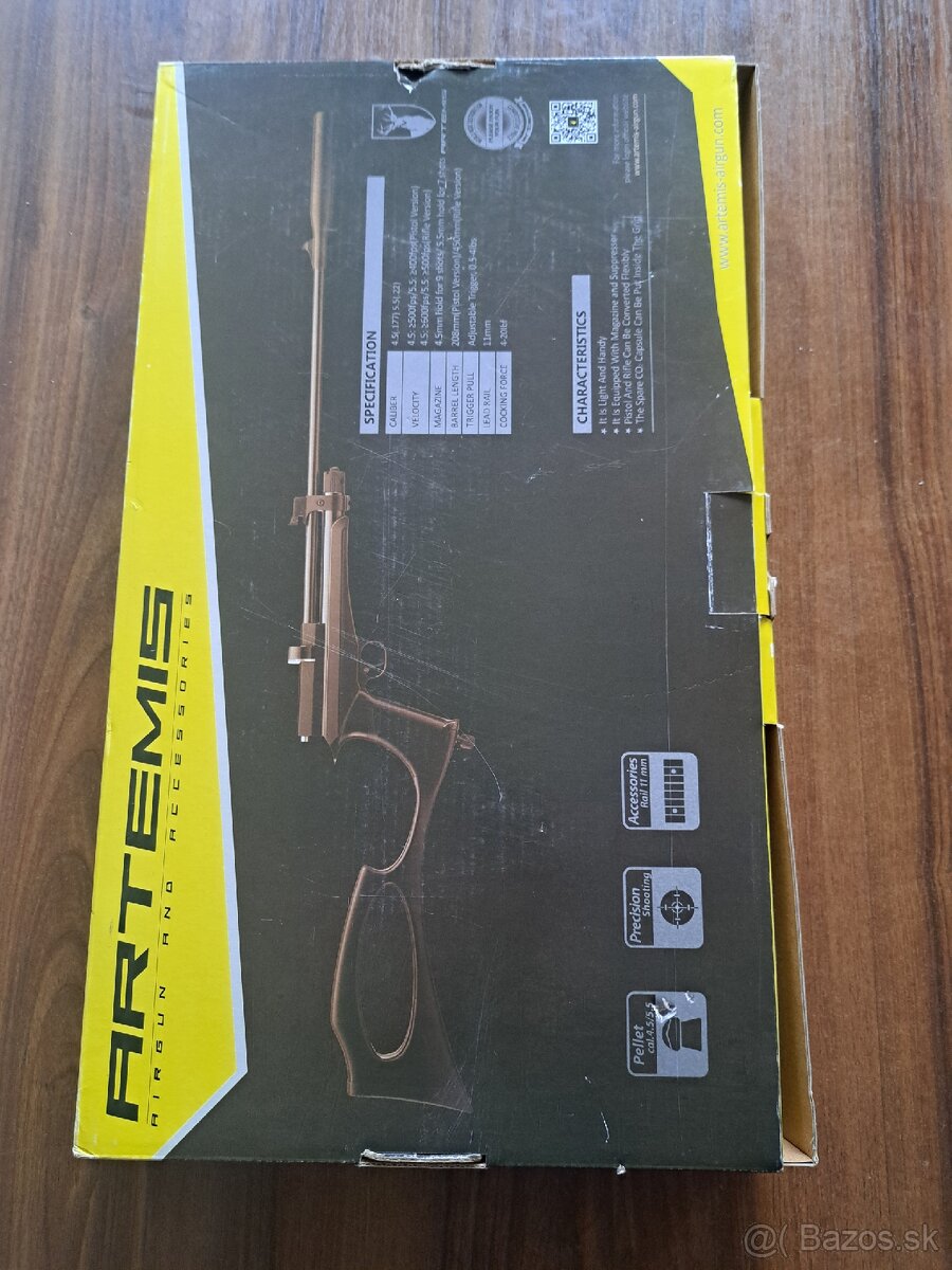 Air gun Artemis CP2 camo cal.5,5mm - 3