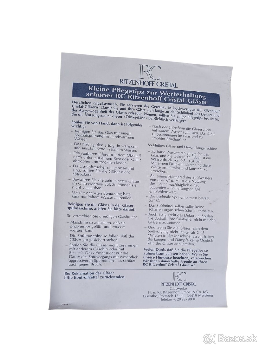 Vysoké poháre Ritzenhoff Cristal - 3