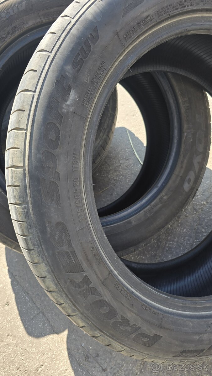 Predám letné pneumatiky 275/50 R20 - 3