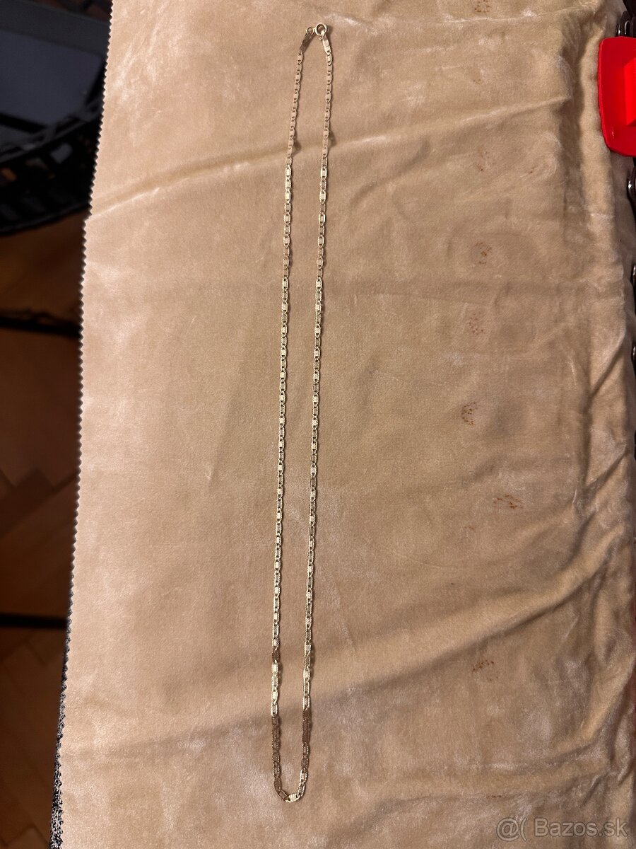 dlhá zlata damska retiazka 14kt zlato - 3