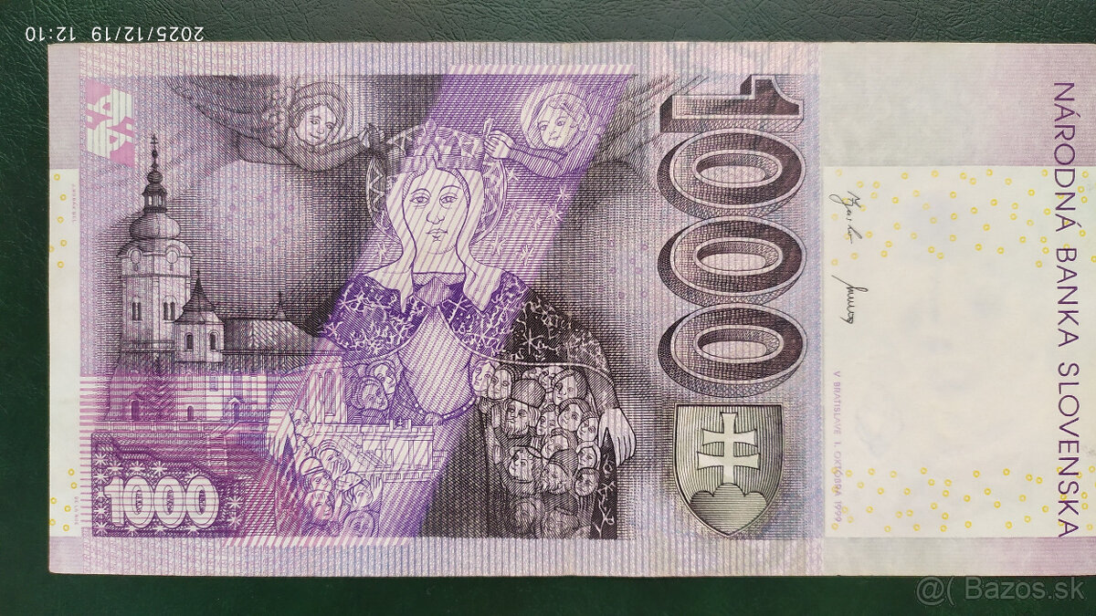 Bankovky 1000 Sk, 4 rôzne ročníky - 3
