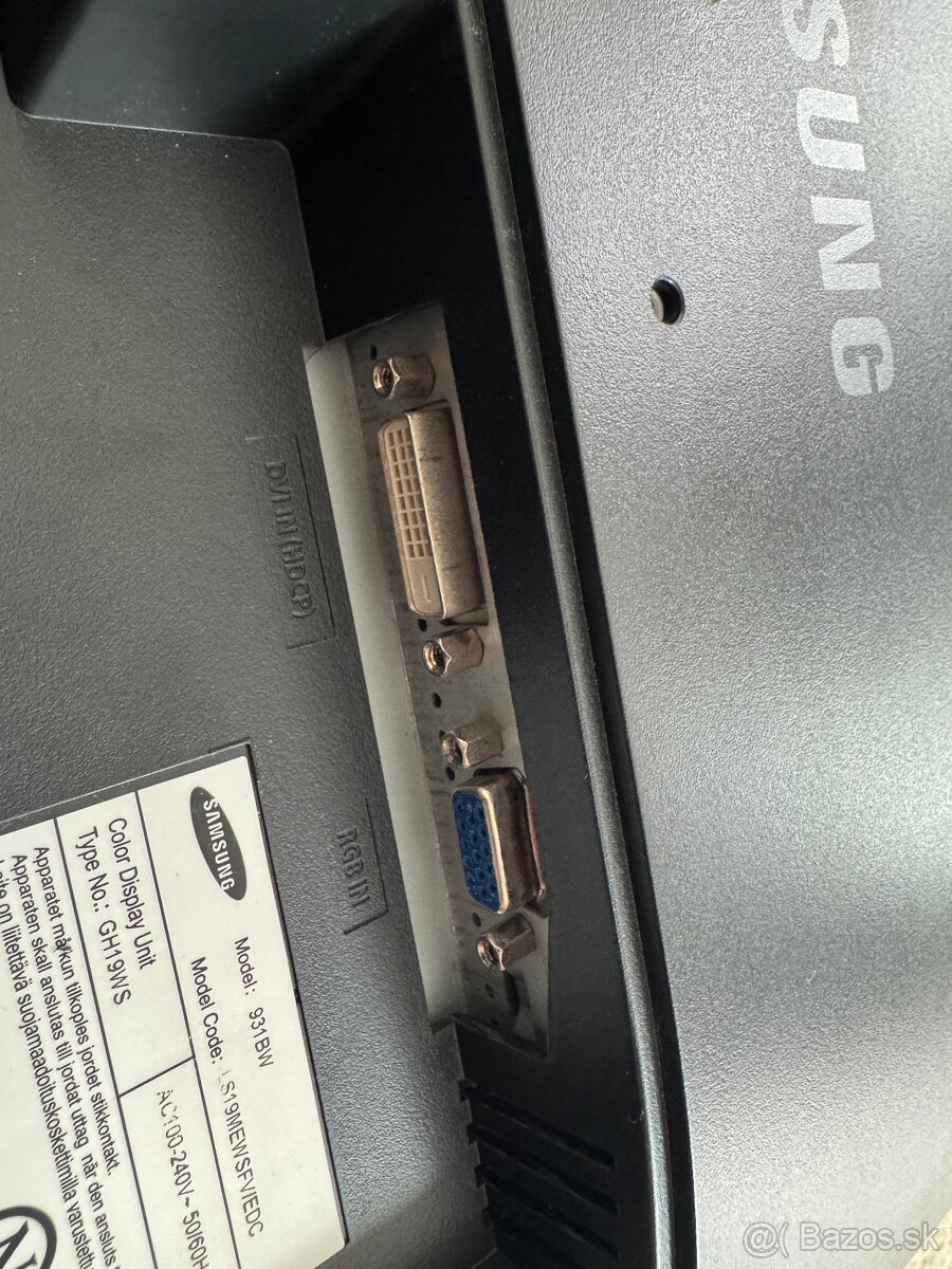 Monitor Samsung SyncMaster 931BW - 3