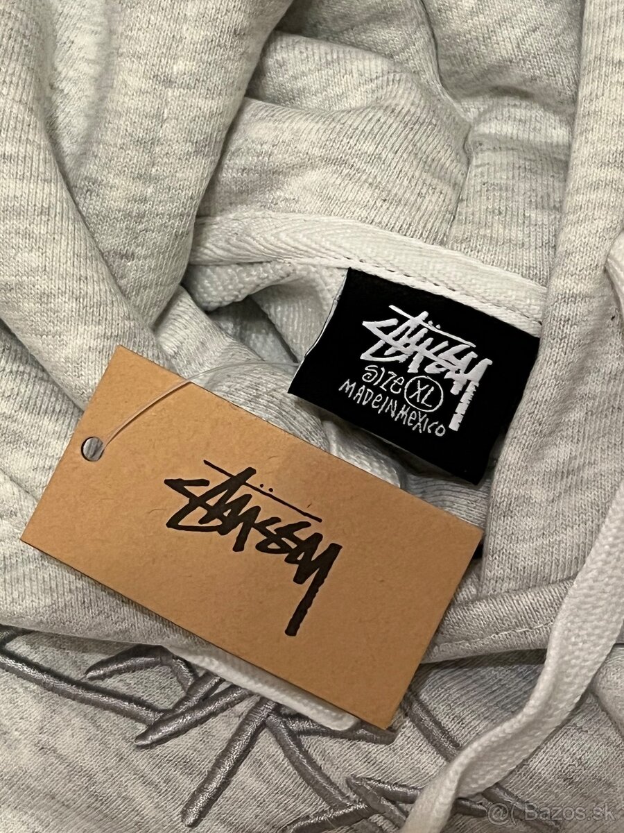 Stüssy šedá mikina - 3