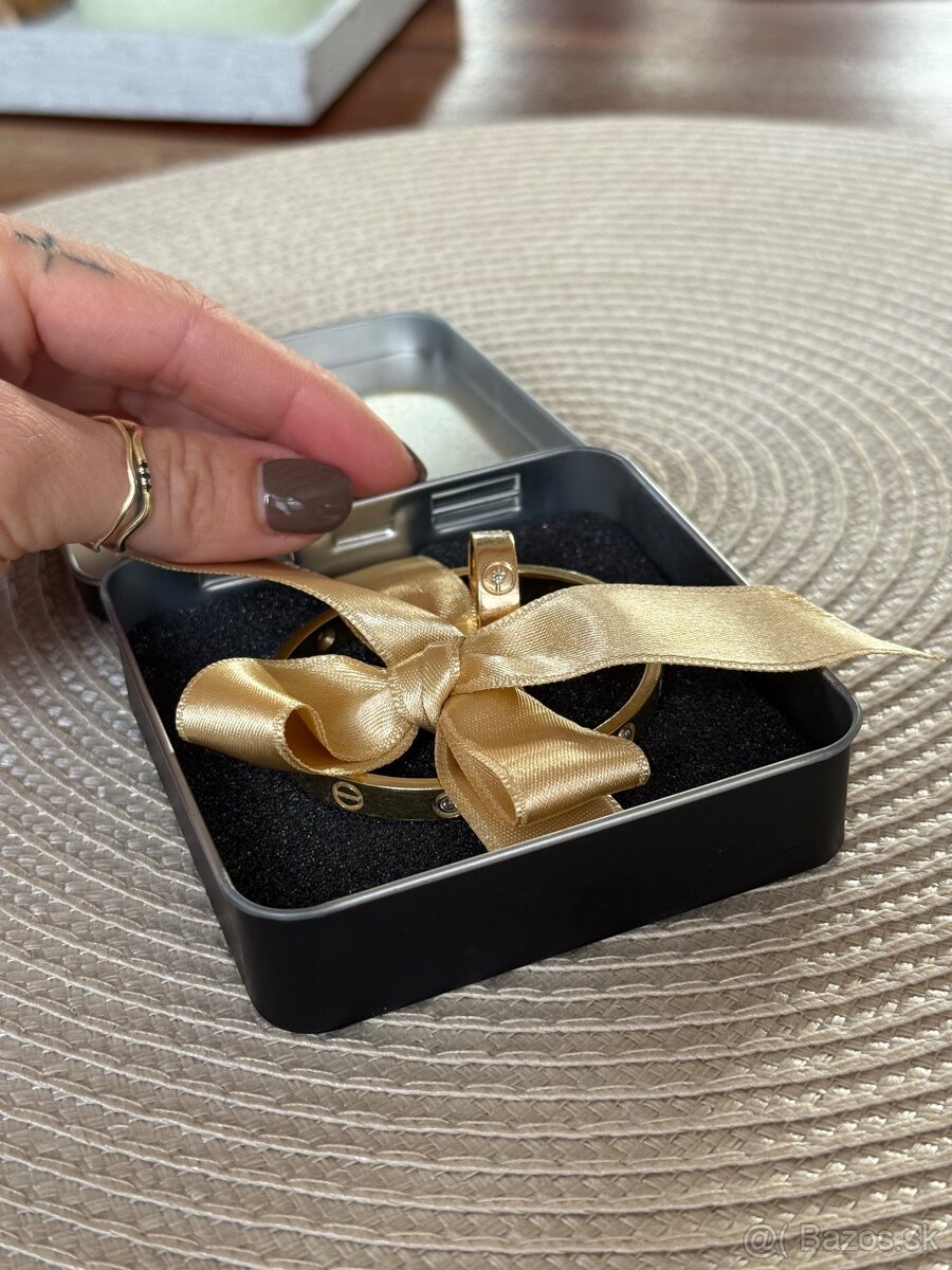 Náramok v štýle “Cartier” s briliantmi - 3