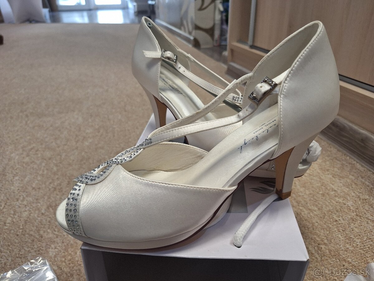 Svadobné topánky G.westerleight 39 - 3