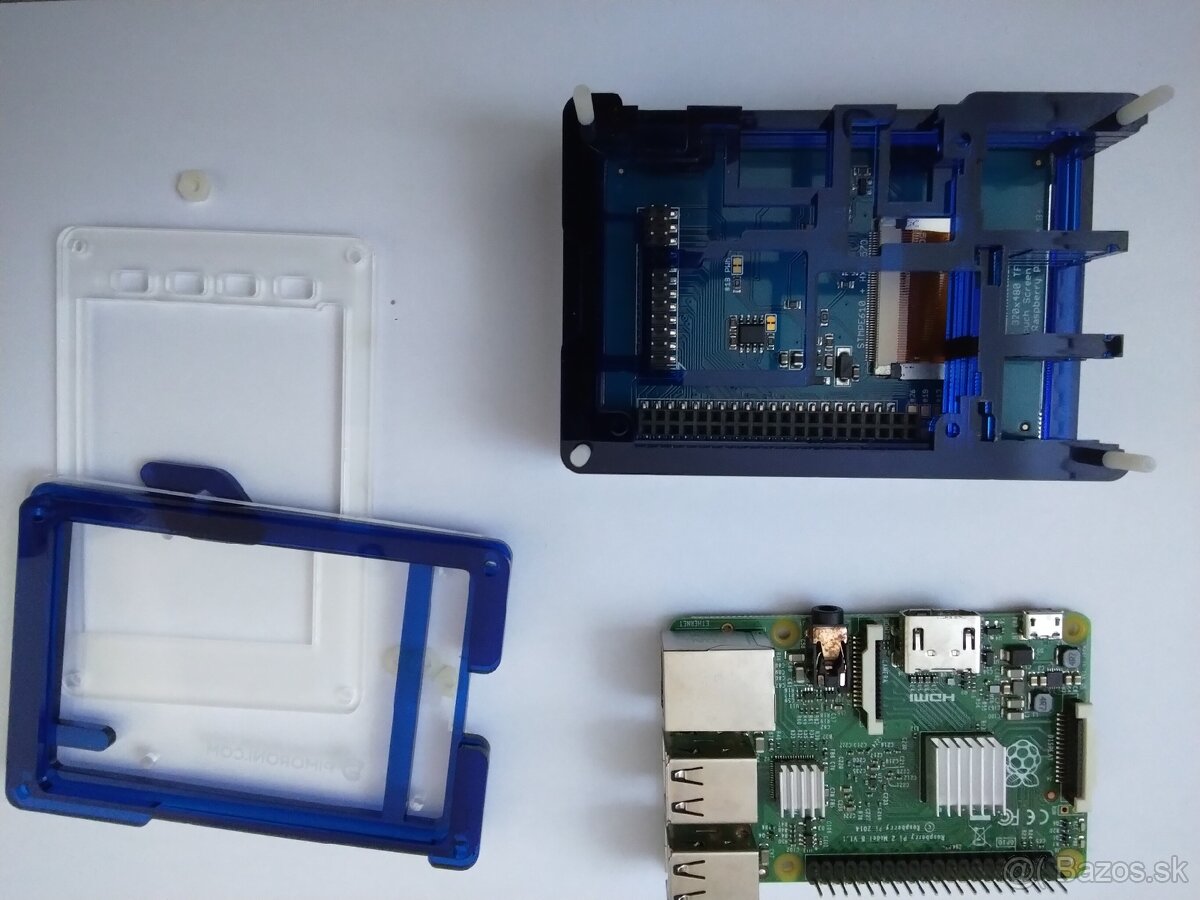 Raspberry PI 2 + dotykový displej + krabicka - 3