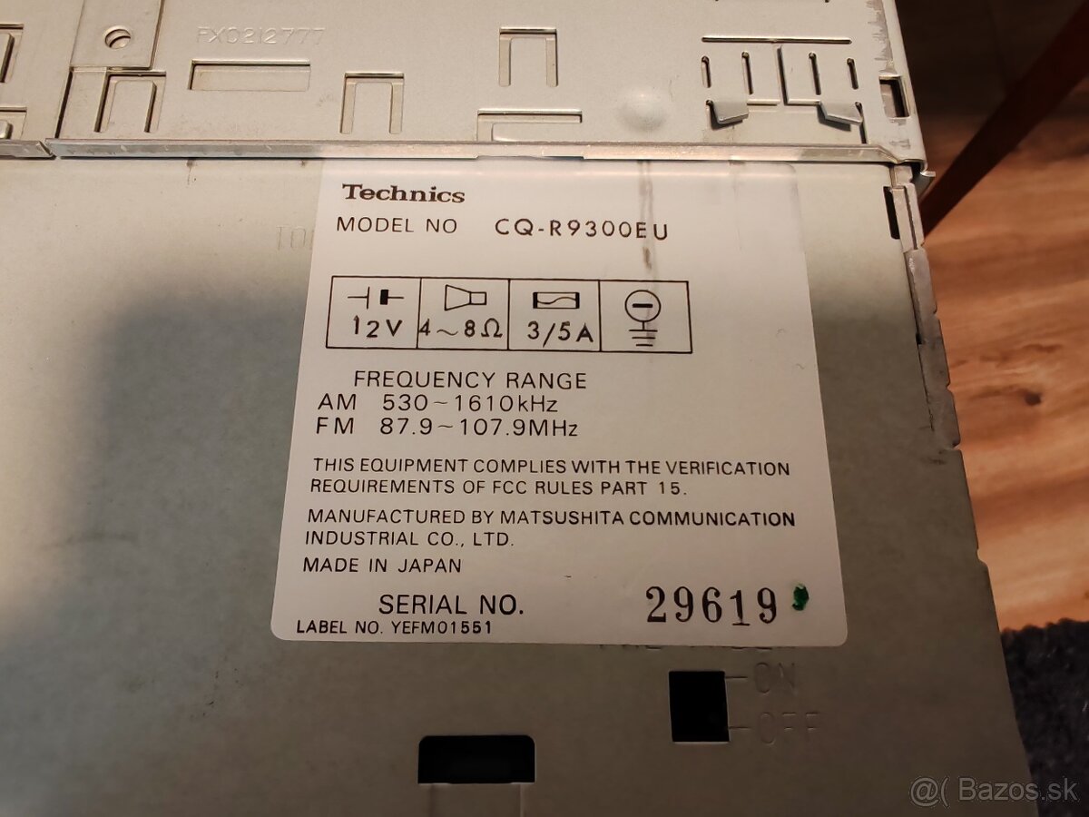 Technics CQ-R9300EU - 3