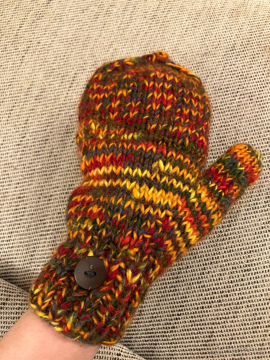 Pletené rukavice - 3