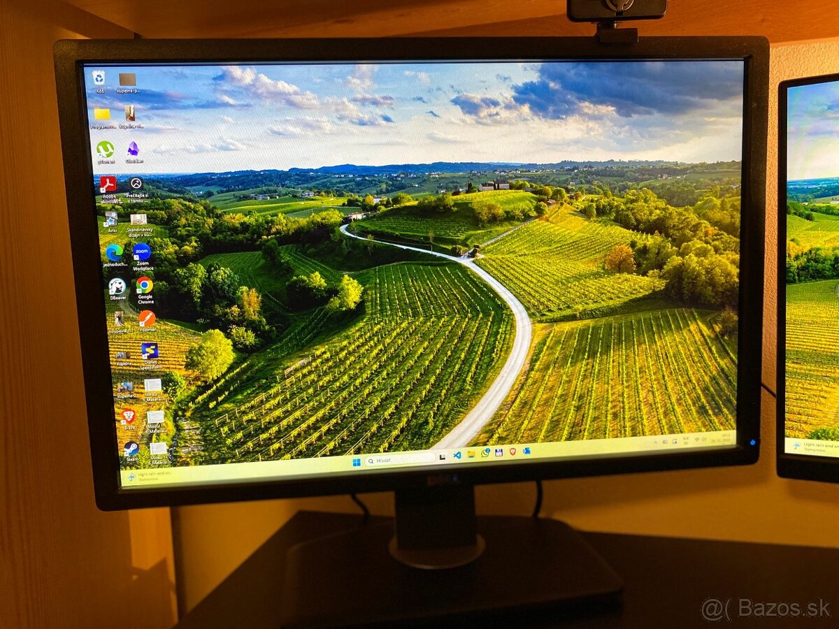 Predám 2× monitor 24" - DELL U2412M + BenQ GW2480 (Full HD) - 3