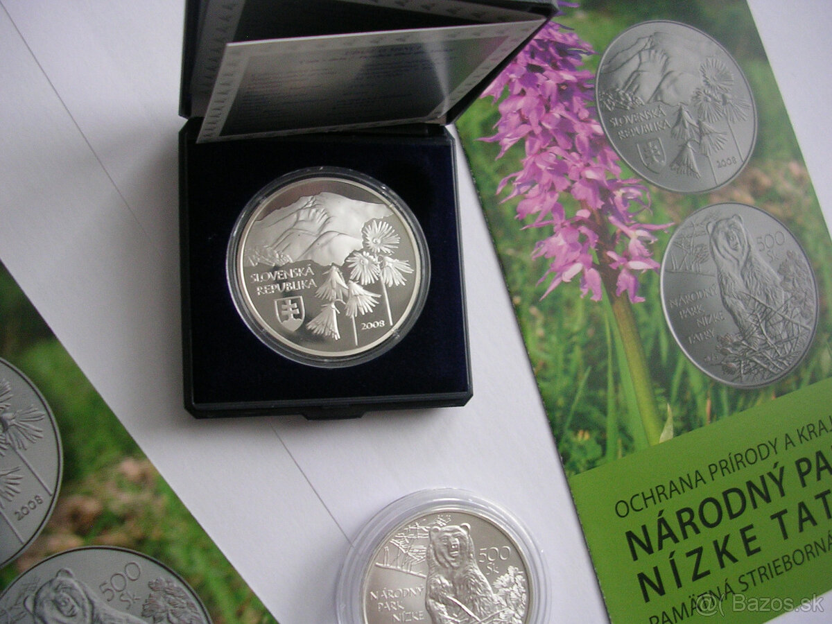 Ag mince 500 Sk 2008 NAPANT Proof + BK + 2ks letáky - 3