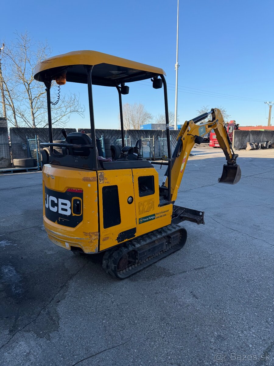Predám minibager JCB 15C-1 | r. 2018 | 1300 mth - 3