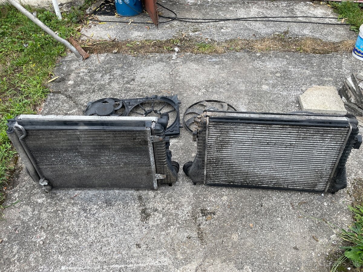 Chladiče Octavia 2 golf 5 Seat Leon vrtule vetraky - 3