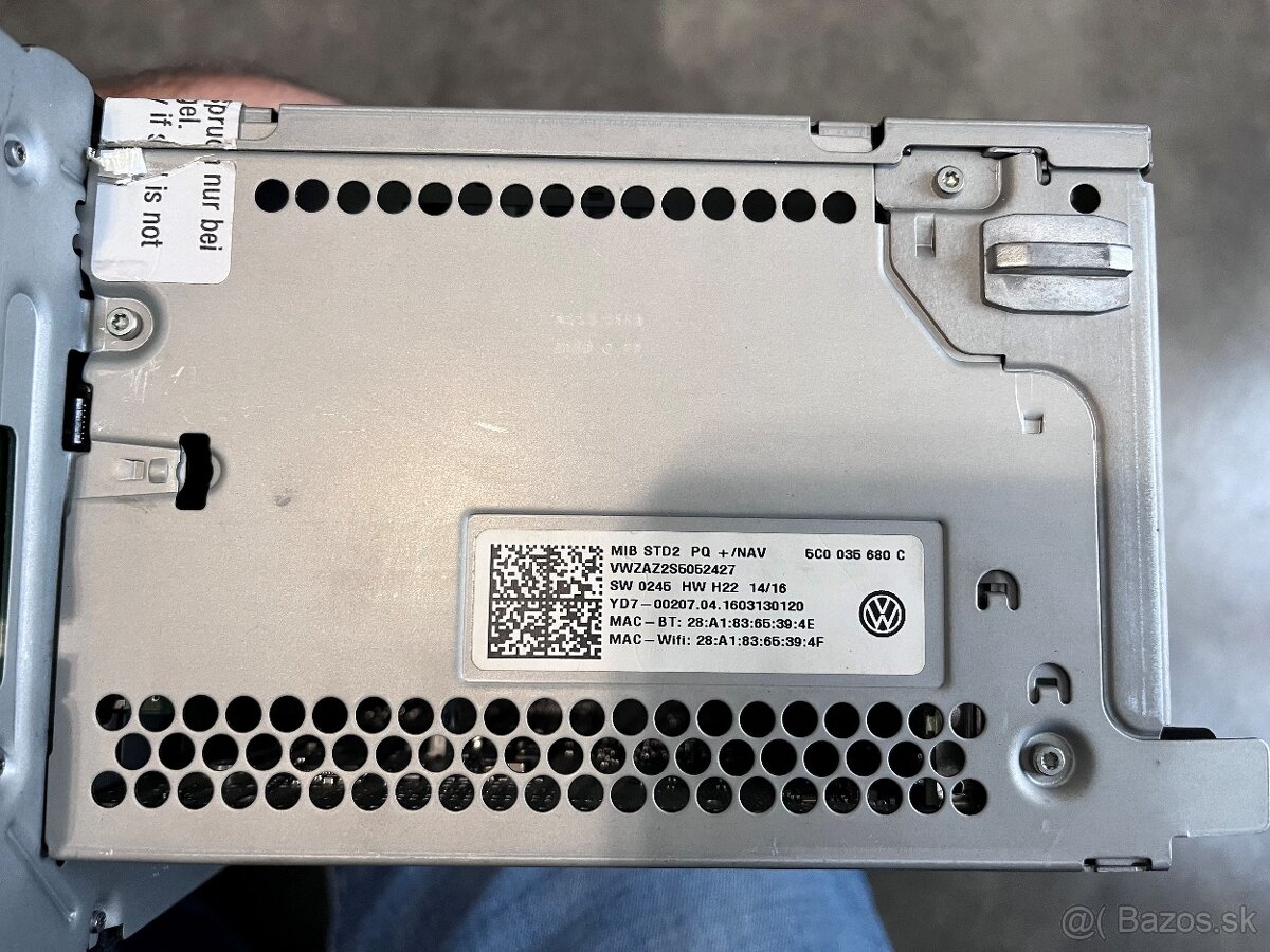 Autorádio MIB STD2 PQ + NAV - 3
