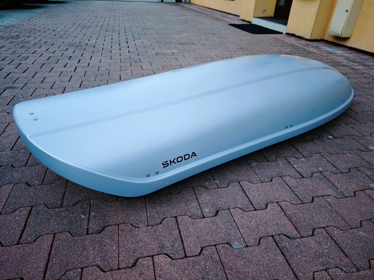 Predám úplne nový originálny ŠKODA strešný box 380l - 3