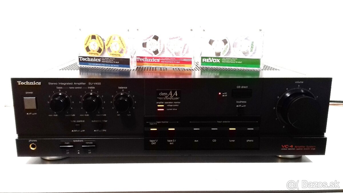 ClassAA =450W zosilnovac TECHNICS SU-V450 vyroba JAPAN, AZ48 - 3