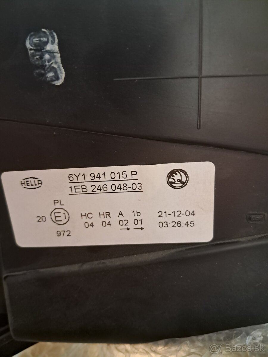 Škoda Fabia I. svetlo ľavé ORIGINAL NOVÉ - 3