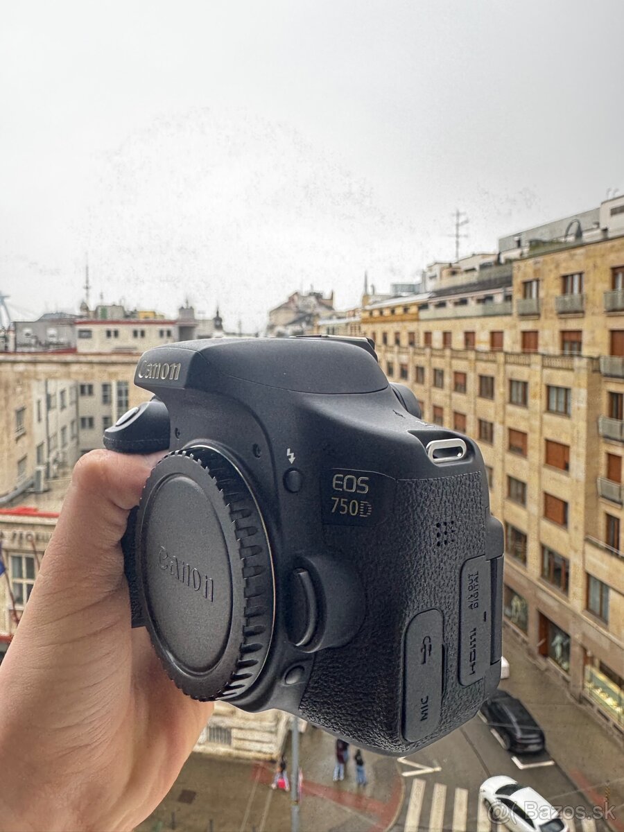 Canon EOS 750D – veľmi dobrý stav, 30 000 cvakov - 3