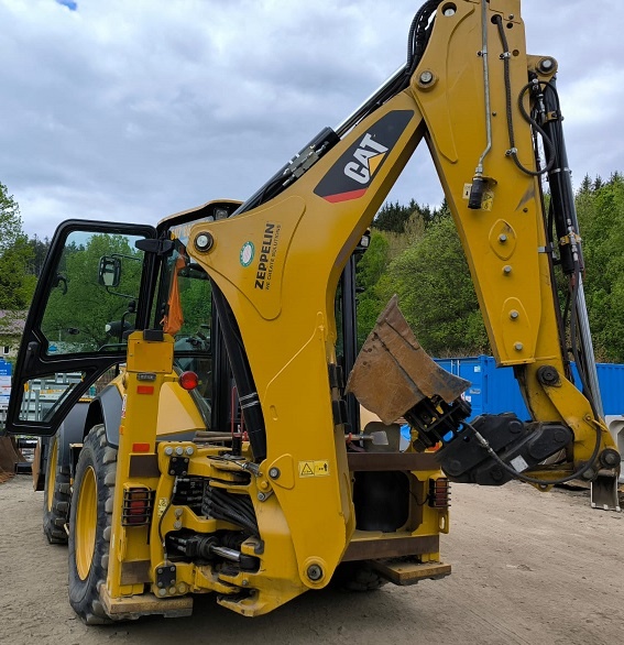 Traktor bager Cat 444 F2 - 3