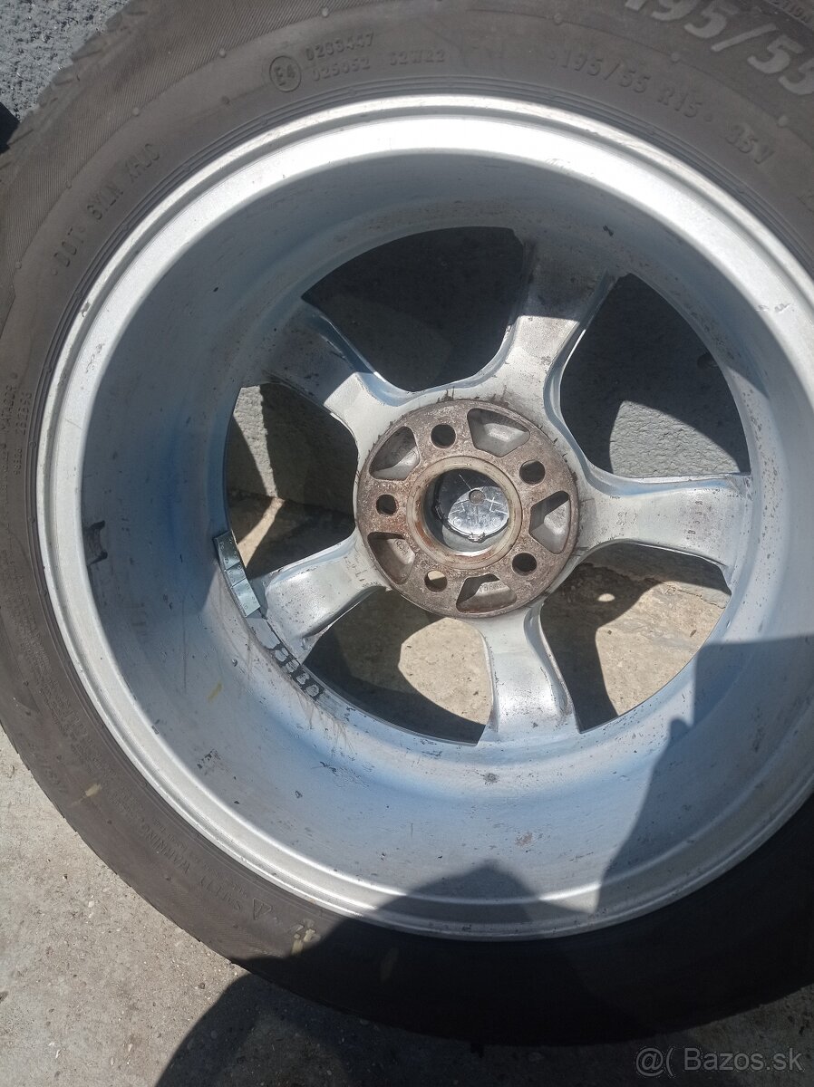 195/55r15 hliníkové disky dezent - 3
