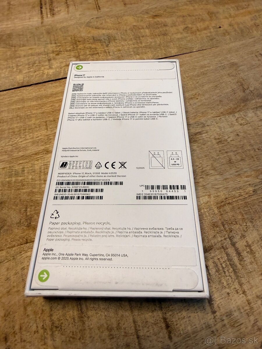 Apple iPhone 17 Black 512GB, Nový , záruka - 3