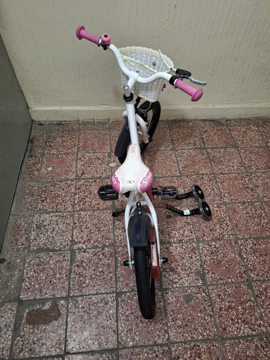 Predám detský bicykel 16kola Ctm biely - 3